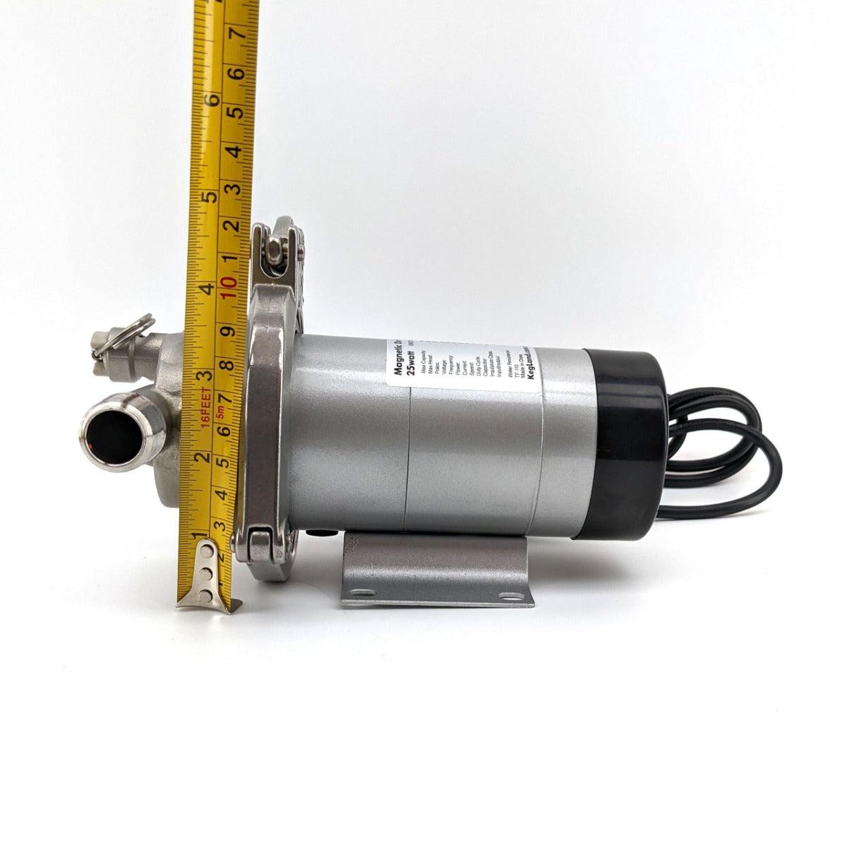 TC Breakdown - 3 Inch Tri-Clover Stainless Steel Pump - 25w Magnetic Pump - Inline (220-240v) - KegLand