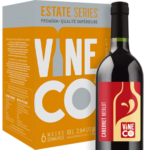 VineCo - Estate Series Cabernet Merlot (California) - Wine Making Kit - KegLand