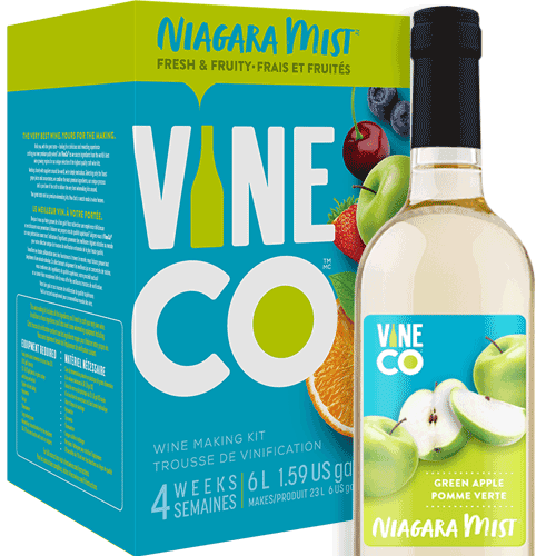 VineCo - Niagara Mist Green Apple - Wine Making Kit - KegLand