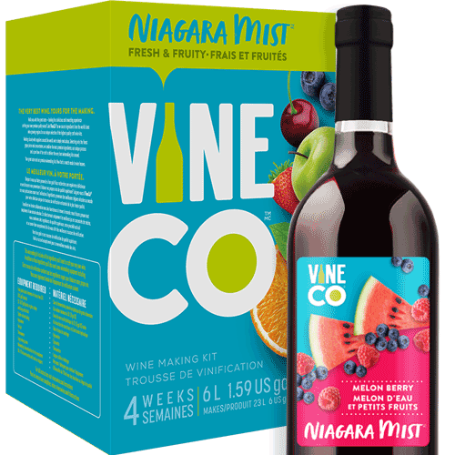 VineCo - Niagara Mist Melon Berry - Wine Making Kit - KegLand